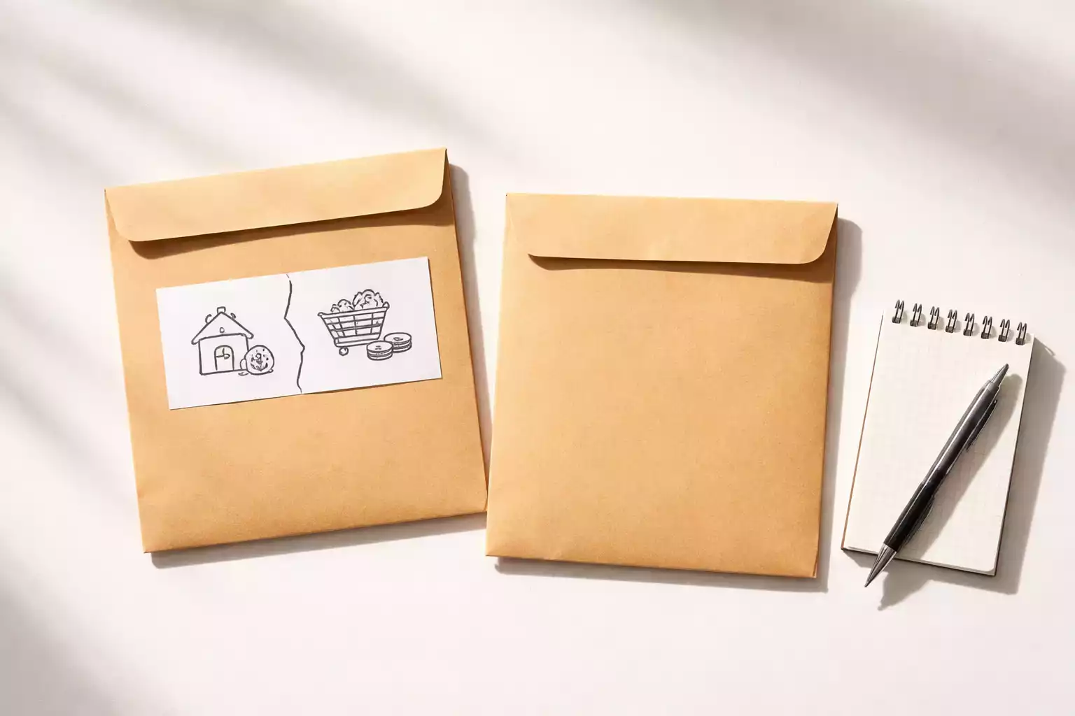 Separación del dinero personal y capital para apuestas en sobres distintos